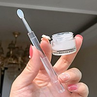 Lormay Silicone Lip Brushes With Transparent Handles And Caps Perfect Tools For Applying Cream Lip Mask Eyeshadow And Lipstic