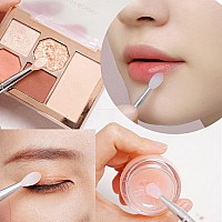 Lormay Silicone Lip Brushes With Transparent Handles And Caps Perfect Tools For Applying Cream Lip Mask Eyeshadow And Lipstic