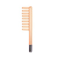 Electrode Wand Glass Tube Red Colour Handheld Spare Parts For Hi Frequency Instrument Elitzia Etjx006As Clear Comb