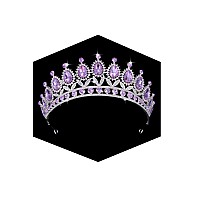 Kamirola Royal Queen Crown And Tiaras Princess Crown For Women And Girls Crystal Headbands For Bridal Princess For Wedding And