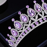 Kamirola Royal Queen Crown And Tiaras Princess Crown For Women And Girls Crystal Headbands For Bridal Princess For Wedding And