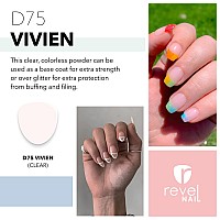 Revel Nail Dip Powder Dip Build Powder Nail Strengthener Longlasting Dip Nails Clear Dip Powder For French Nails Diy Nail