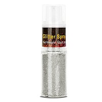 Go Ho Hair And Body Glitter Sprayfestival Glitter Dry Powder Makeup For Clothessilver Glitter Spray Loose Sparkle Powderholog