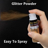 Go Ho Hair And Body Glitter Sprayfestival Glitter Dry Powder Makeup For Clothesbronzer Glitter Spray Loose Sparkle Powderholo