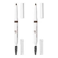 e.l.f. Cosmetics Instant Lift Brow Pencil 2-Pack, Dual-Ended Precision Brow Pencils For Shaping & Defining Brows, Neutral Brown