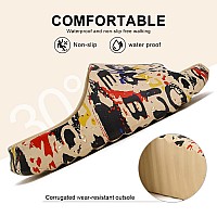 Unisex Slippers Slides For Women And Men Eva Comfort Super Soft Quick Drying Rubber Shower Cloud Slides Lightweight Spa Massag