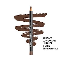 Nyx Professional Makeup Slim Lip Pencil Espresso Butter Gloss Sugar Glass Clear 3Pack Bundle