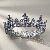 Sweetv Queen Crown For Women Baroque Wedding Tiaras And Crowns Jeweled Costume Tiara Princess Crown Prom Birthday Party Hall