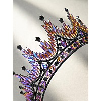 Sweetv Gothic Tiara Crown For Womengoth Wedding Tiara For Briderhinestone Queen Crowncostume Hair Accessories For Birthday Pr