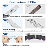 50 Pcs Nail File Professional 100100 Grit Nail Files Reusable For Acrylic Nail Double Sided Nail File For Fake Nail Suitable