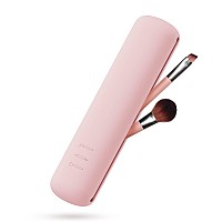 Corneria Travel Makeup Brush Holder Portable Silicone Case Ecofriendly For Business Makeup Brush Organizer Soft Feel Nice An