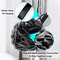 Loofah Bath Shower Sponge Body Scrubber75G Xl Exfoliate Mesh Pouf Shower Bouquet3 Pack Body Wash For Women And Men