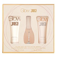 Jennifer Lopez Glow Gift Set Glow Eau De Toilette 50Ml 17 Fl Oz Glow Shower Gel 75Ml 25 Fl Oz Glow Body Lotion 7