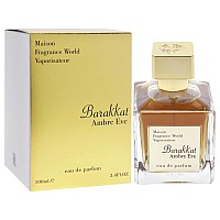 Fragrance World Maison Barakkat Amber Eve Unisex EDP 3.4 oz