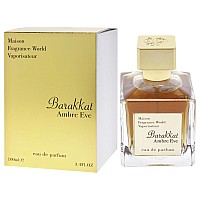 Fragrance World Maison Barakkat Amber Eve Unisex EDP 3.4 oz