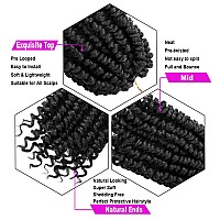 Bileaf Ombre Brown Short Passion Twist Hair 6 Inch Pre Looped Passion Twist Crochet Hair 8 Packs Pre Twisted Crochet Passion Twi