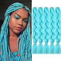 Aidusa Color Braiding Hair 5Pcs Synthetic Afro Braid Hair Extensions 24 Inch Color Hair For Women Braids Twist Crochet Braids 10