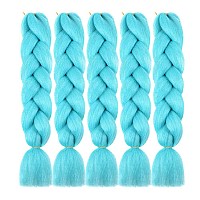 Aidusa Color Braiding Hair 5Pcs Synthetic Afro Braid Hair Extensions 24 Inch Color Hair For Women Braids Twist Crochet Braids 10