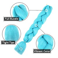 Aidusa Color Braiding Hair 5Pcs Synthetic Afro Braid Hair Extensions 24 Inch Color Hair For Women Braids Twist Crochet Braids 10