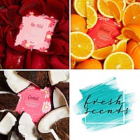 Facial Cleansing Wipes Vitamin C Coconut Rose Petal And Vanilla Almond Face Cleansing And Gentle Makeup Remover Wipes 4 P