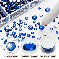 Flatback Crystal Rhinestones 3792 Pieces Round Nail Gems Non Hotfix Rhinestone Ss6Ss20 Mixed Sizes Nail Art Rhinestones For A