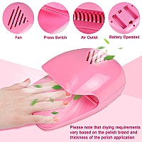 Nail Fan Dryer For Regular Nail Polish Portable Nail Dryer Nail Art Polish Machine Eyxformula Quick Dry Regular Nail Polish Ai