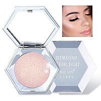 Shimmer Body Highlighter Makeup Glitter Palette Face Highlight Contour Makeup Palette Shimmer Bronzer Palette Highlighter Powder Long Lasting Waterproof Facial Cosmetic Glow Illuminator (Rose Gold)