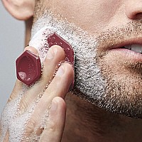 Tooletries Mens Face Scrubber Silicone Facial Cleansing Brush Gentle Exfoliator Pad Softtouch Massager Removes Dead