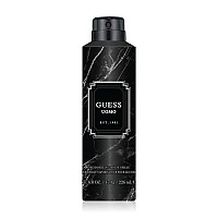 GUESS UOMO Deodorizing Body Spray for Men, 6 Oz, Black