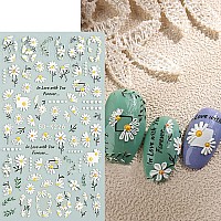 Flower Nail Art Sticker Decals Spring Summer 5D Exquisite Pattern Nail Art Supplies Selfadhesive Luxurious Nail Art Decoration