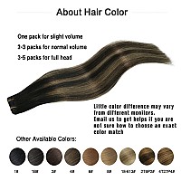 Natural Black To Chestnut Brown Tape In Hair Extensions Human Hair Extensions Silky Straight For Fashion Women 20 Pcspackage16