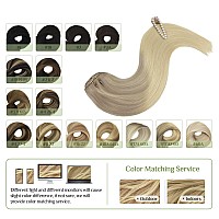 Doores Clip In Human Hair Extensions 10Pcs 160G Balayage Ash Blonde To Golden Blonde And Platinum Blonde 20 Inch Real Hair Exte