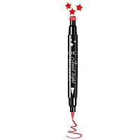 Go Ho Red Liquid Eyeliner Stamp,Star Stamp Eyeliner Makeup,Double-Side Seal Waterproof Eyeliner Pen,Long-lasting Smudge-proof Tattoo Tools,Eye Liner Makeup Tools,1 PC