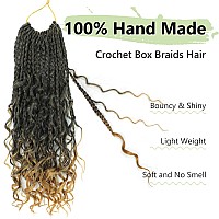 Crochet Box Braids Boho Box Braids Crochet Braids Hair Bohomian Box Braid Crochet Hair Synthetic Braiding Hair Goddess Box Brai