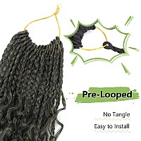 Crochet Box Braids Boho Box Braids Crochet Braids Hair Bohomian Box Braid Crochet Hair Synthetic Braiding Hair Goddess Box Brai