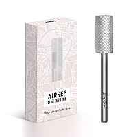 Airsee Tungsten Carbide Acrylic Nail Drill Bit Efile Electric File Machine Head Tip For Manicure Polishing Art Remove Gel 332