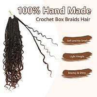 Crochet Box Braids Boho Box Braids Crochet Braids Hair Bohomian Box Braid Crochet Hair Synthetic Braiding Hair Goddess Box Brai