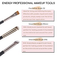 Energy Concealer Brush Under Eye Makeup Brushes Set Professional Flat Definer Brush For Eyebrow Angled Nose Contour Brush Smal