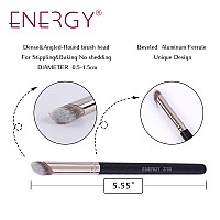 Energy Concealer Brush Set Professional Angle Under Eye Concealer Brushes Flat Top Perfect For Eye Concealer Foundation Blending