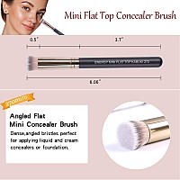 Energy Concealer Brush Set Professional Angle Under Eye Concealer Brushes Flat Top Perfect For Eye Concealer Foundation Blending