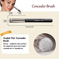 Energy Concealer Brush Set Professional Angle Under Eye Concealer Brushes Flat Top Perfect For Eye Concealer Foundation Blending