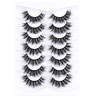 Mebver False Eyelashes Cat Eye Faux Mink Lashes Natural Look Fluffy Wispy Lashes That Look Like Extensions Pestaas Postizas D Cu