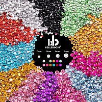 Flat Back Rhinestone Kits Colorful Rhinestonescrystal Ab Gems With Quick Dry Gluepicker Penciltweezer For Nail Art And Face M