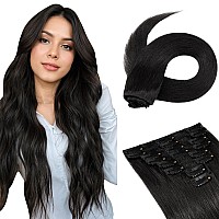 Benehair Human Hair Clip In Extensions Balayage Golden Brown Mix Bleach Blonde Highlight Hair Extensions For Women Long Straight