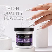 Rosalind Acrylic Nail Powder 42Oz Opal White Nail Acrylic Powder For Acrylic Nail Extension Professional Polymer White Acrylic