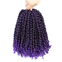 Fulcrum Passion Twist Crochet Hair 10 Inch 8 Packs Pre Looped Passion Twist Hair Pretwisted Passion Twist Crochet Hair For Bl