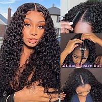 Isee Hair 18 Inch Water Wave V Part Wig Human Hair No Leave Out Brazilian Glueless Curly Wave Upgrade U Part V Part Wigs For Bla