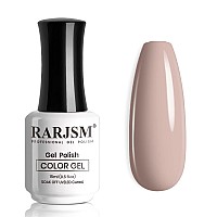 Rarjsm Nude Gel Polish Dusty Gray Mavue Skin Tone Milky Gel Nail Polish Opaque 15Ml Neutral Dark Purple Winter Colors Soak Off U