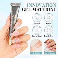 Una Gella Soft Gel 10Ml2 Lamp Curing Needed For Nails Extension Solid State Soak Off Glue Super Strong Glue Gel Acrylic Fake