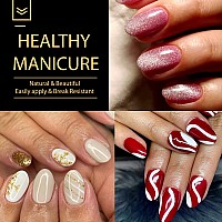 Una Gella Short Nail Tips Oval Almond Shape 240Pcs Short Oval Almond Nail Tips Full Cover Acrylic False Nails 12 Sizes Prefile